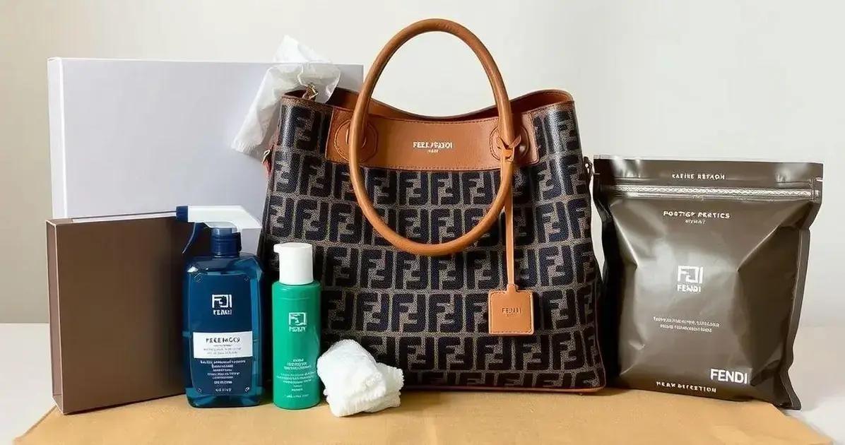 Cuidados e Manutenção da Bolsa Fendi Peekaboo