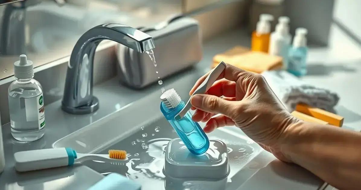 Cuidados e manutenção do protetor de escova dental