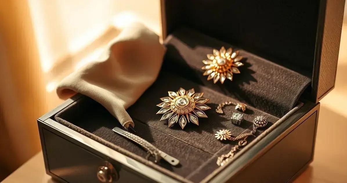 Cuidados essenciais para o broche de ouro