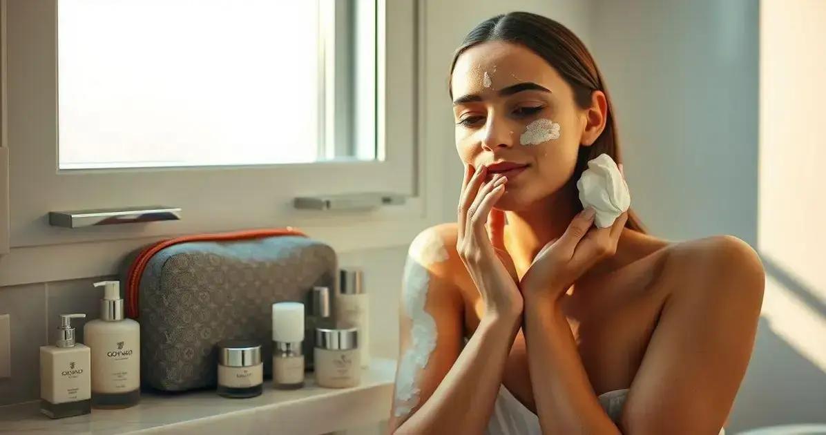 Dicas de aplicação de espuma de limpeza facial