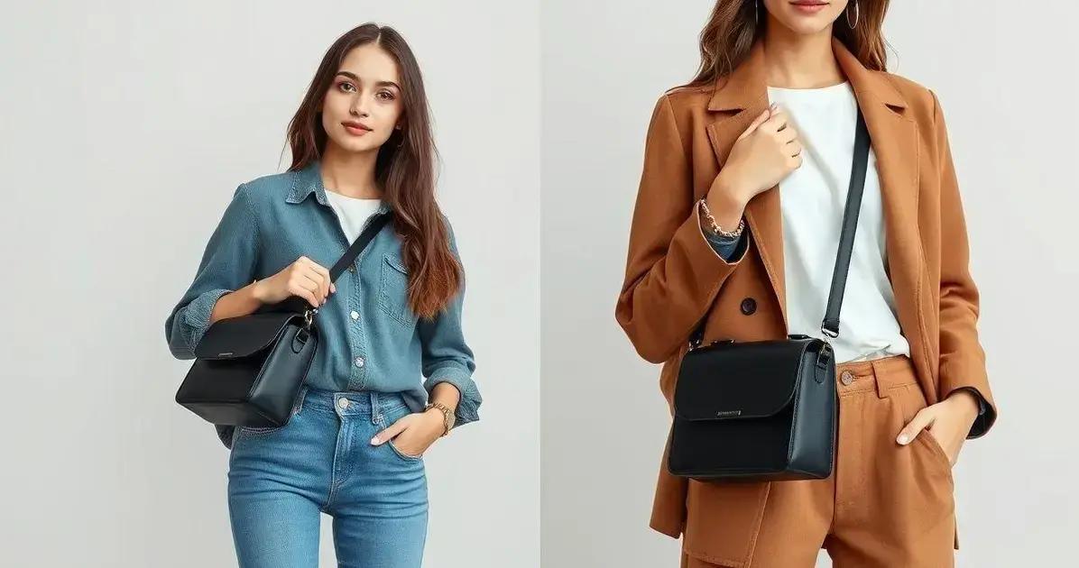 Dicas de como usar a bolsa transversal com estilo