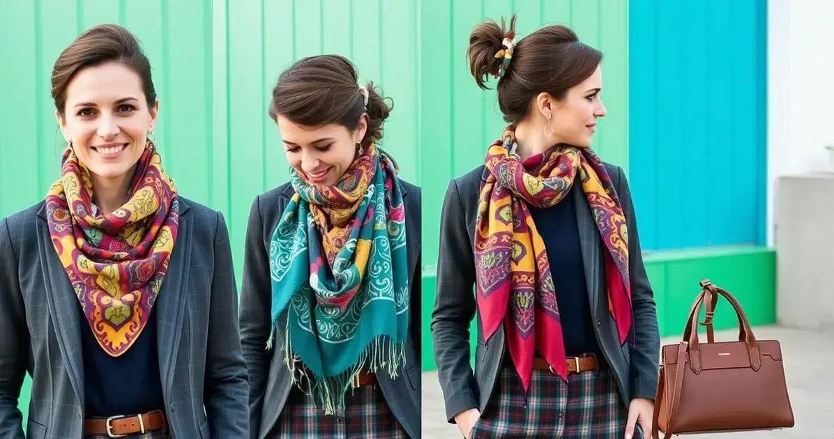 Dicas de como usar um lenço estampado
