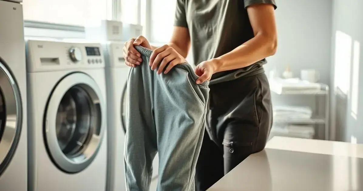 Dicas de cuidado para calças jogger