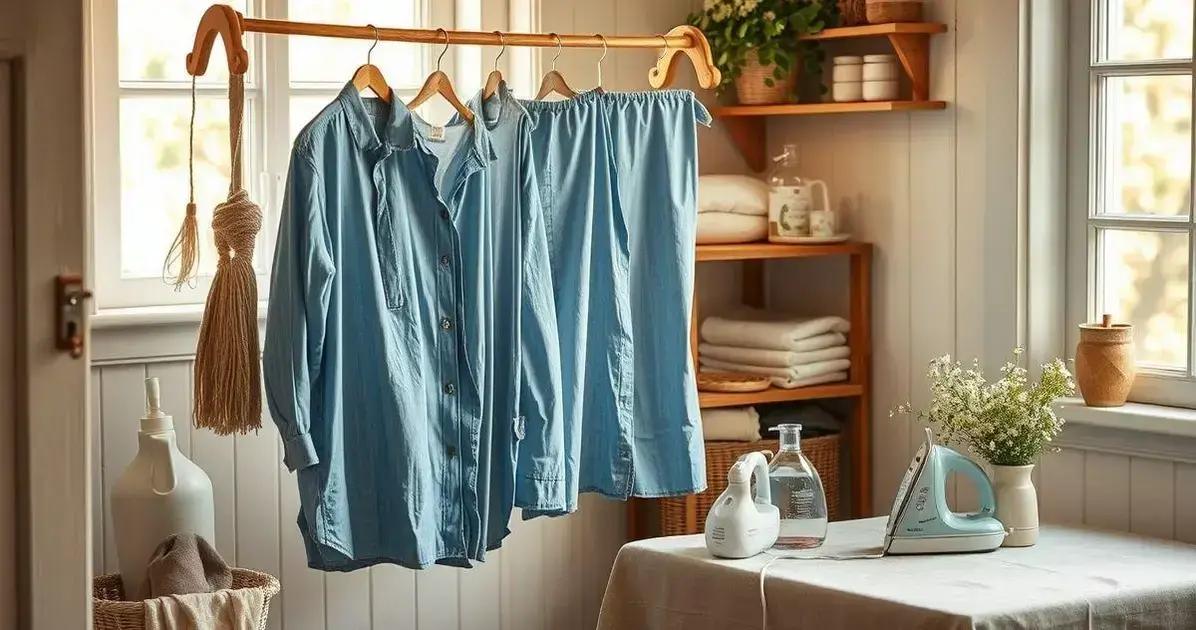 Dicas de cuidados e manutenção do tecido chambray