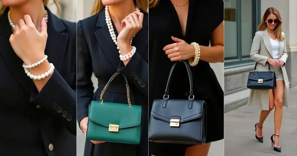 Dicas de moda: quando usar pulseira de pérolas com bolsas réplicas