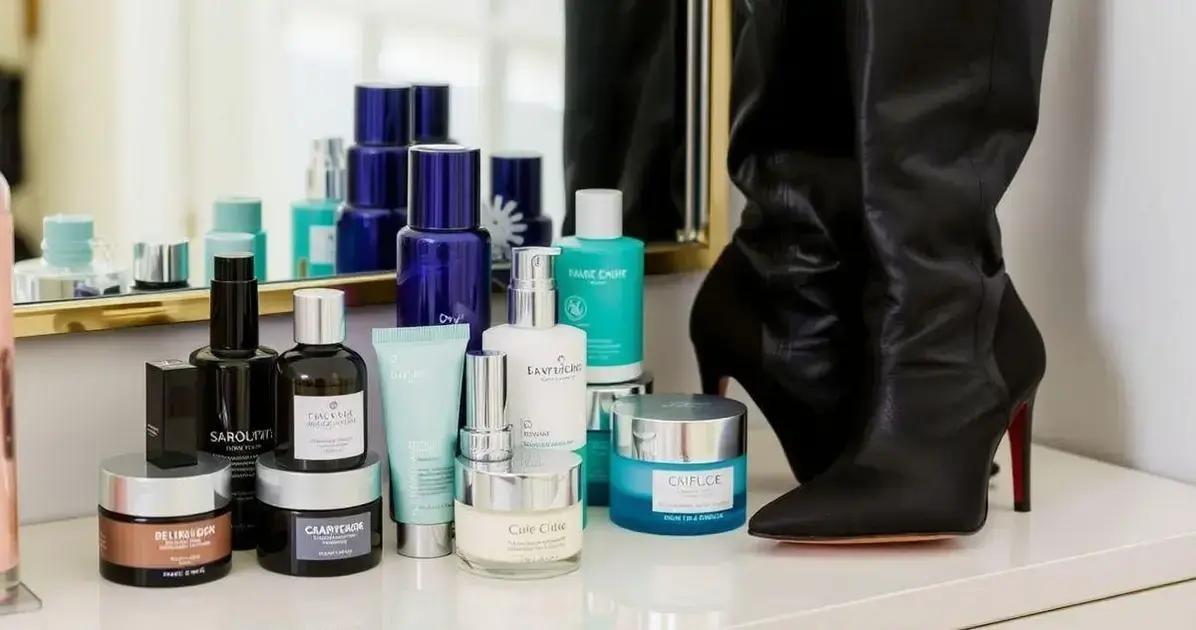 Dicas extras e cuidados com a pele, incluindo a Bota Bico Fino Feminina Napa Croco Preto Salto 10 cm disponível em https://www.modatrend.com.br/produtos/bota-bico-fino-feminina-napa-croco-preto-salto-10-cm/.