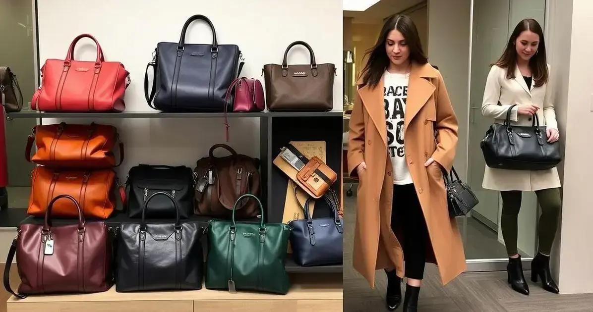 Dicas sobre bolsas premium para completar o visual