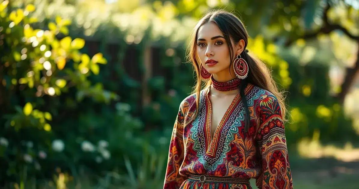Estampa Étnica Boho: Cultura e Arte no Vestuário