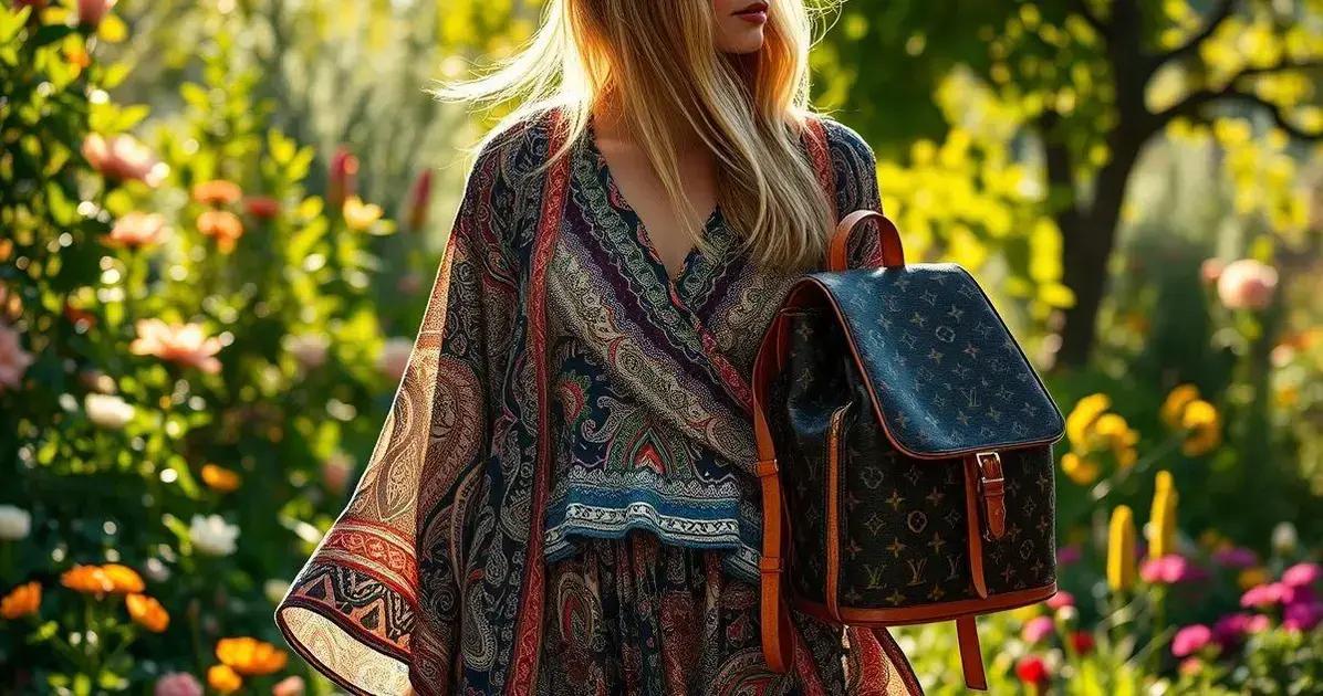 Estampa paisley boho e o estilo boho chic