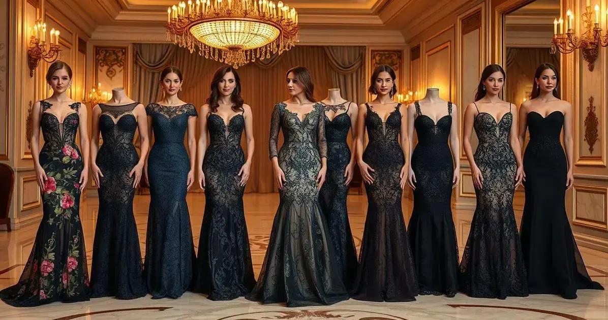 Estilos de vestido festa renda para diferentes corpos