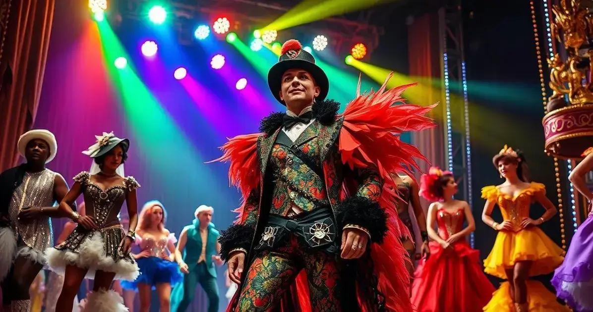Figurino Musical Broadway: Luxo e Detalhes de Cena