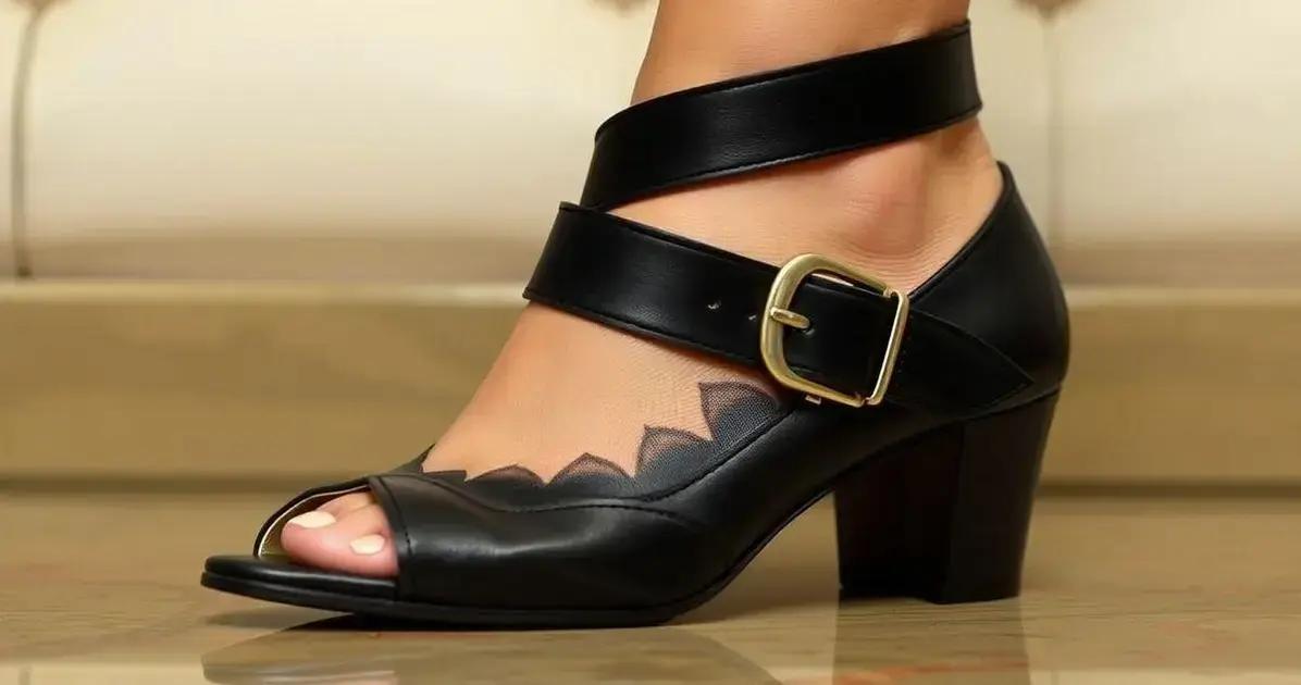 História do sapato peep toe