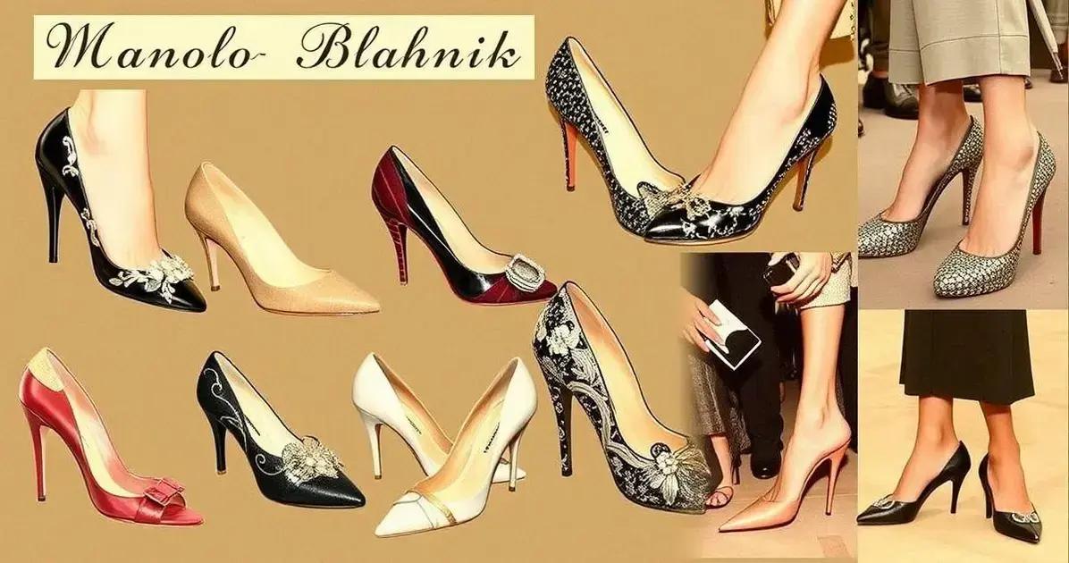 História e evolução do sapato Manolo Blahnik