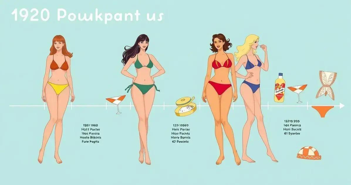 História e evolução dos biquínis hot pants