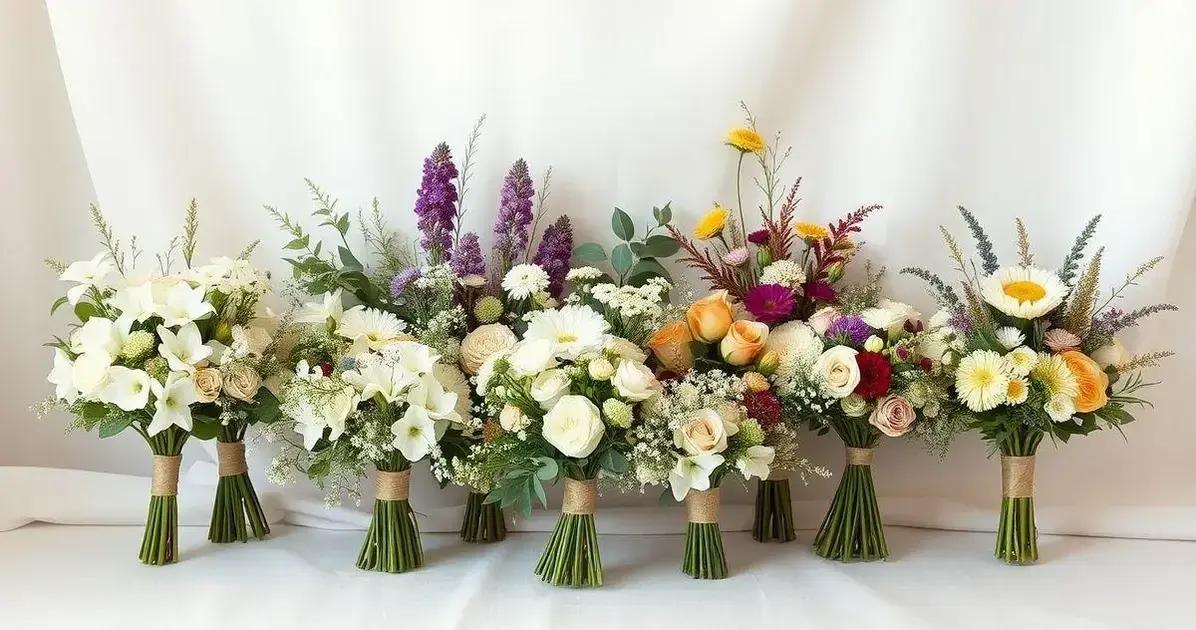 Inspirações de bouquet minimalista noiva