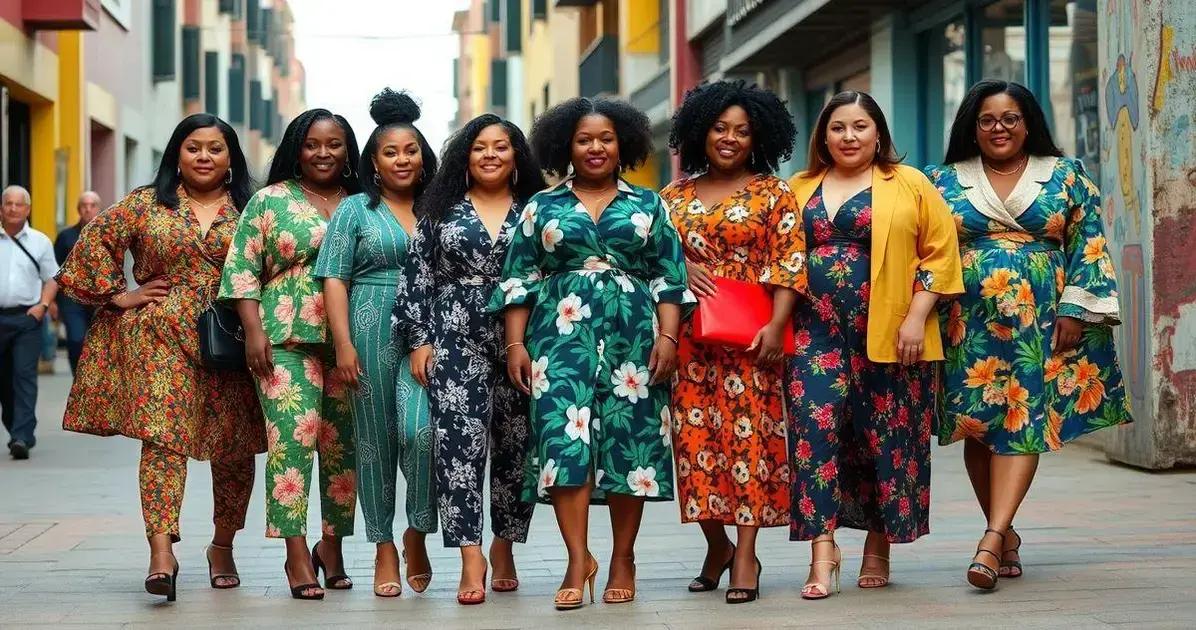 Inspirações de Looks com Estampas Plus Size