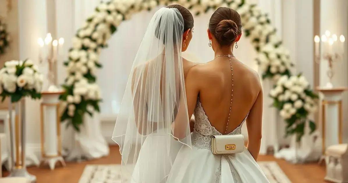 Inspirações de vestidos de noiva com decote nas costas e acessórios