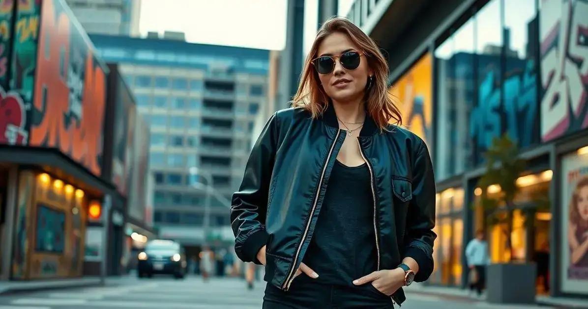 Jaqueta Bomber e sua relação com a moda feminina
