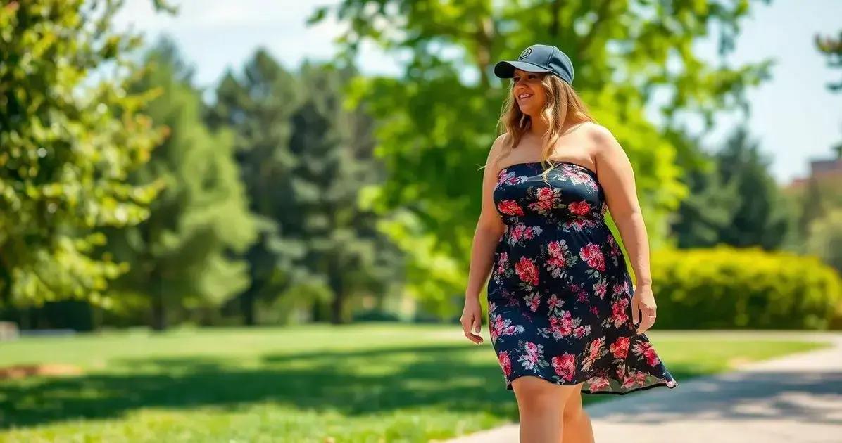 Look casual com vestido tubinho plus size