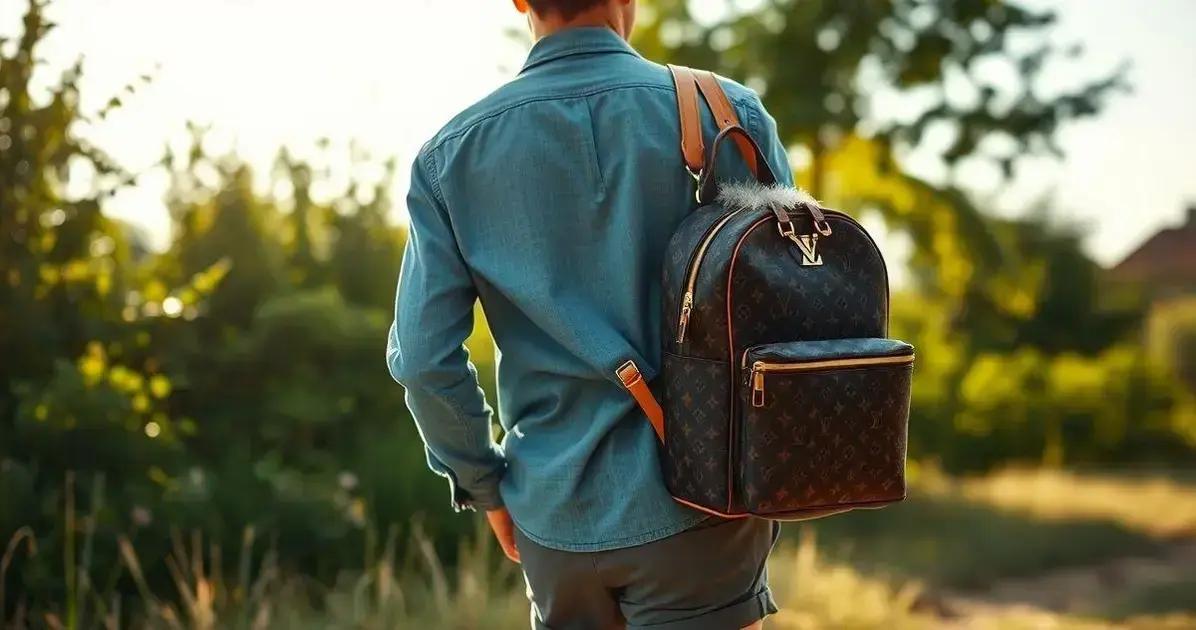 Mochila LV Discovery: a combinação perfeita com o chambray