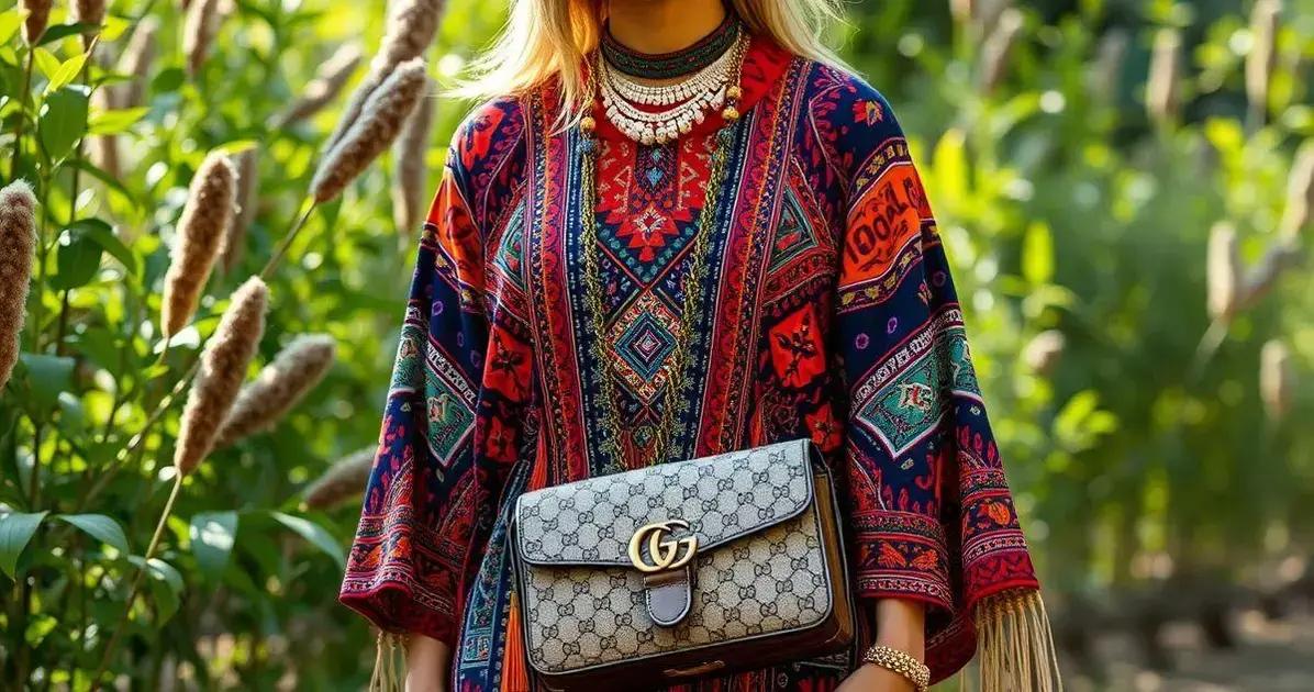 O que é estampa étnica boho?