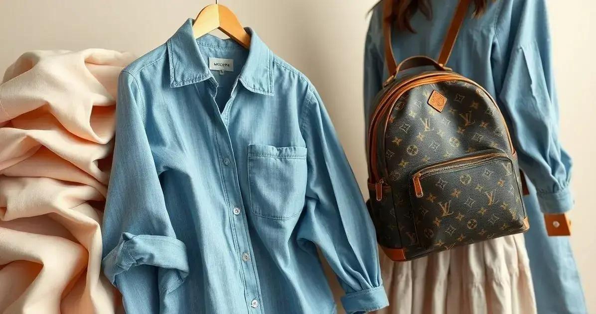 O que é o tecido chambray?