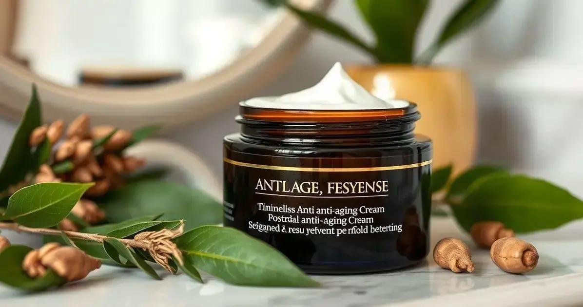 O que é um creme anti-idade?