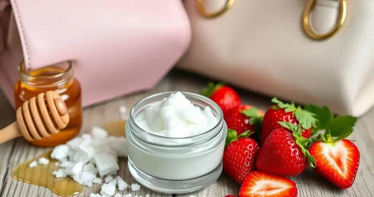 O que é um esfoliante labial caseiro?
