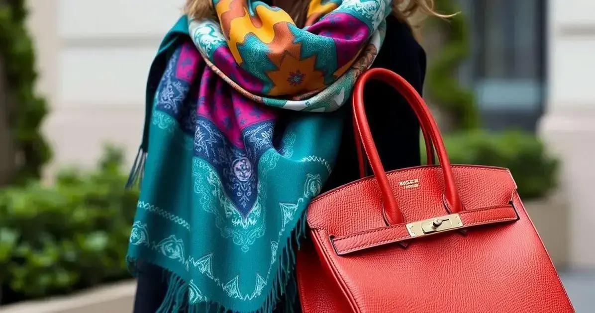 O que é um lenço estampado?