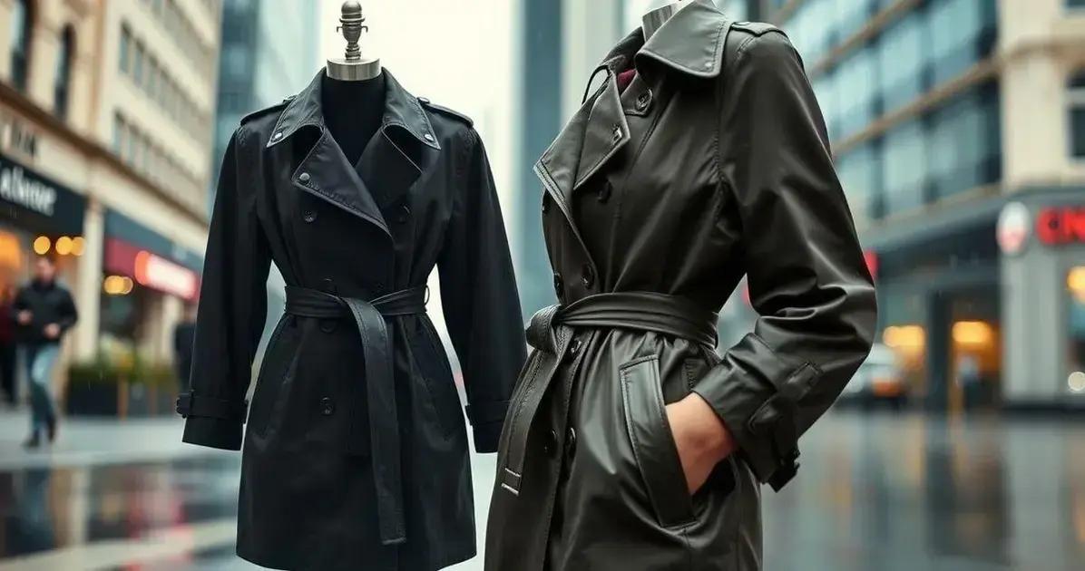 O que é um trench coat plus size?