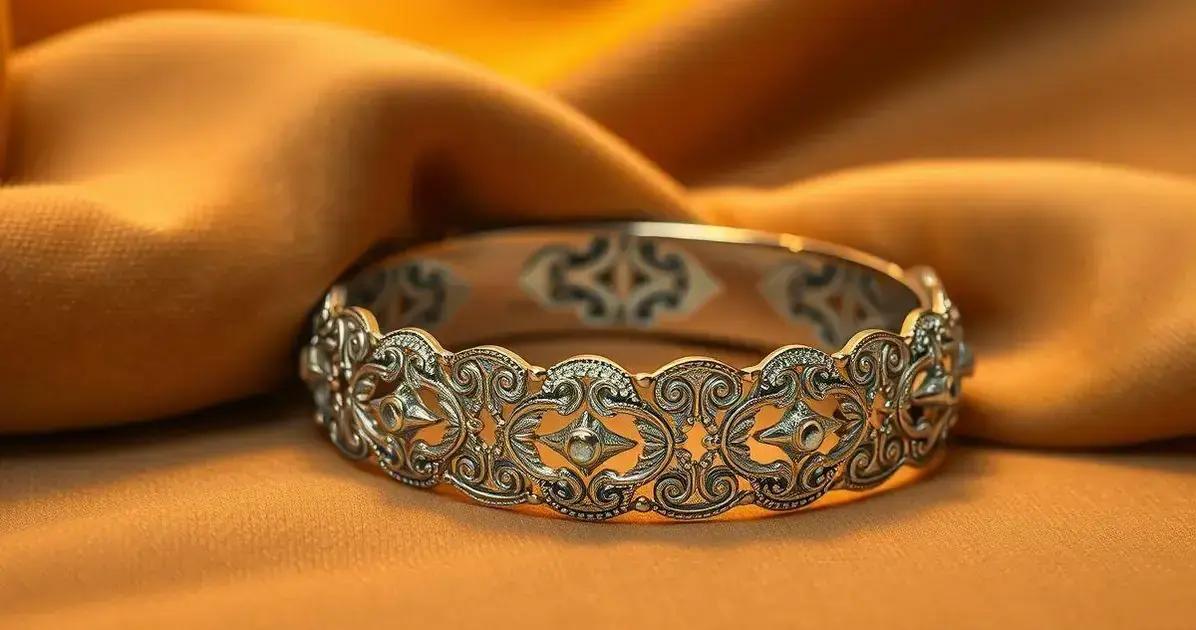 O que é uma pulseira de prata?