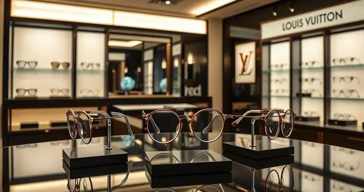 Óculos redondo e Louis Vuitton Premium: Acessórios luxuosos