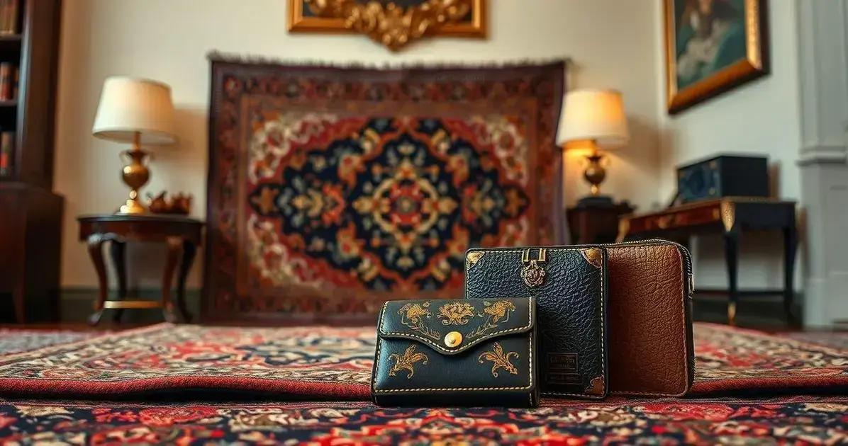 Onde adquirir um Tapete Persa Original e carteiras de luxo