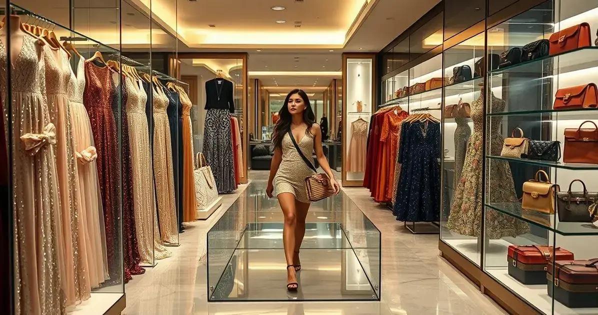 Onde encontrar o vestido de gala ideal e a bolsa premium