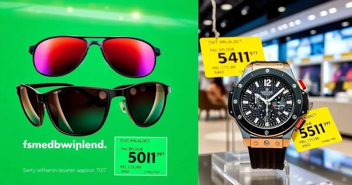 Onde encontrar óculos de sol polarizado e relogio hublot em promoção