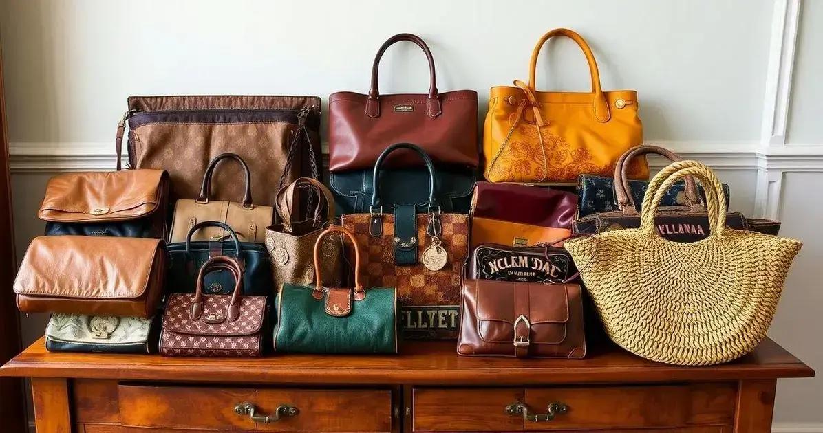 Os diferentes estilos de bolsas vintage