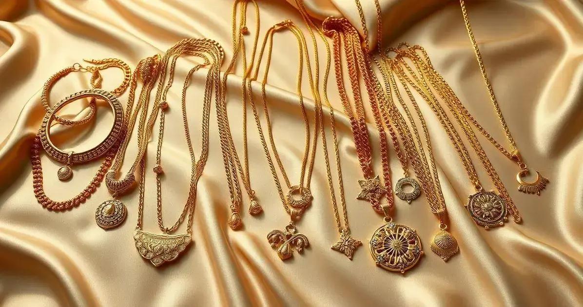 Os Diferentes Tipos de Colares de Ouro