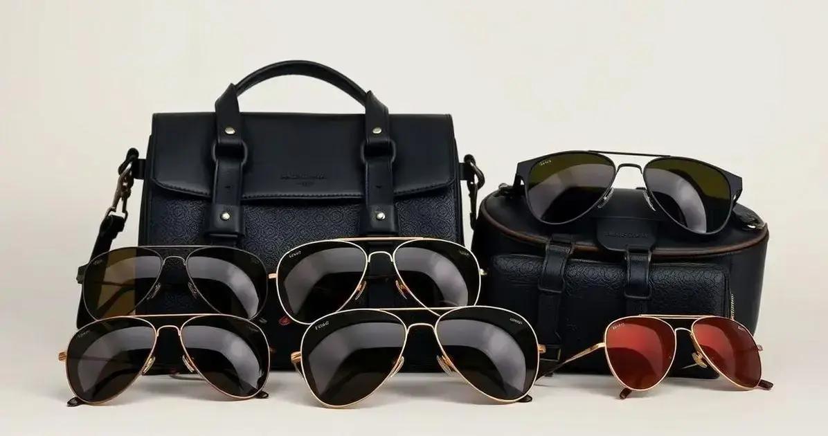 Os melhores óculos aviador e a bolsa Balenciaga Motorcycle todo preto