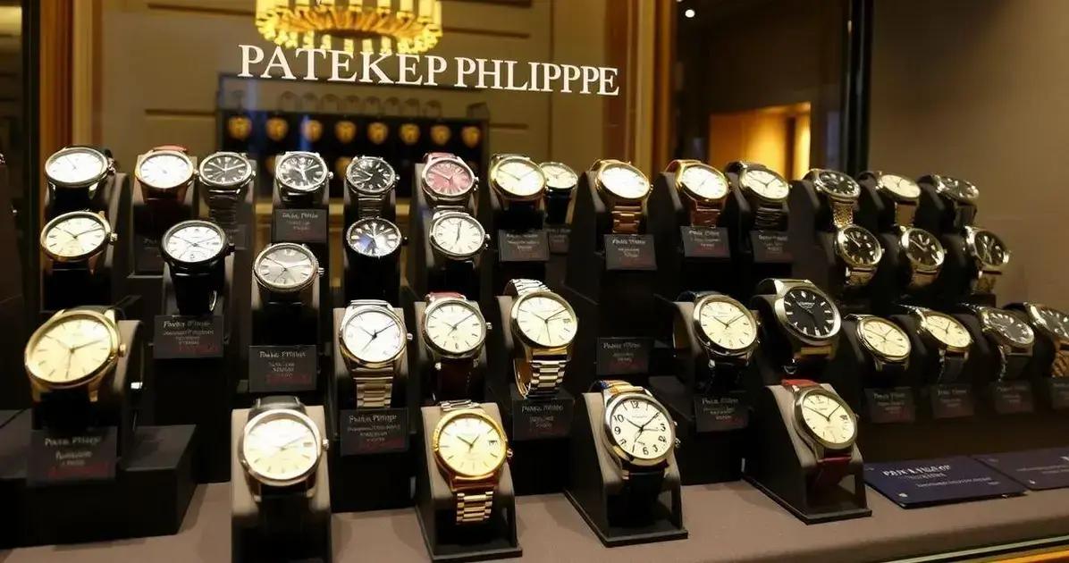 Os preços dos relógios Patek Philippe