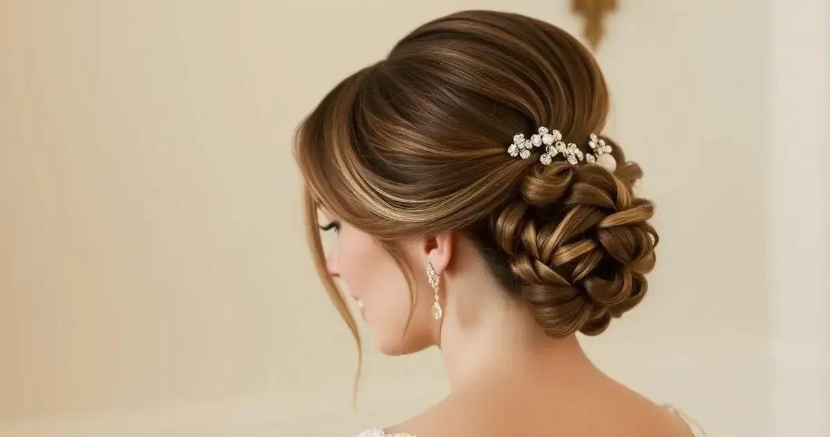 Penteado Coque Noiva: Elegância Tradicional e Versatilidade