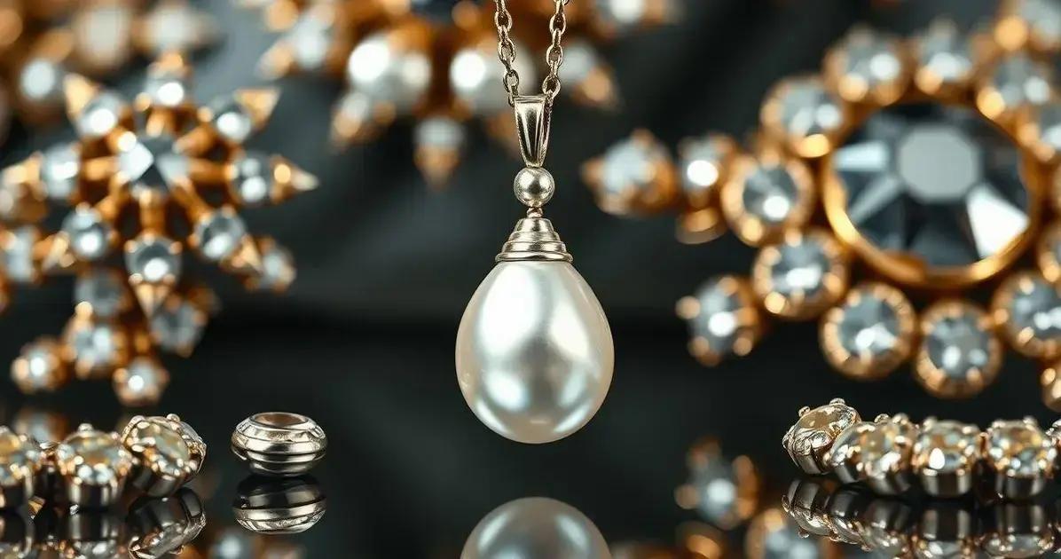 Pingente de Pérolas: O Toque Clássico na Corrente