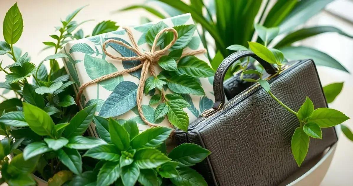 Presente Sustentável: Estilo e Consciência Ambiental