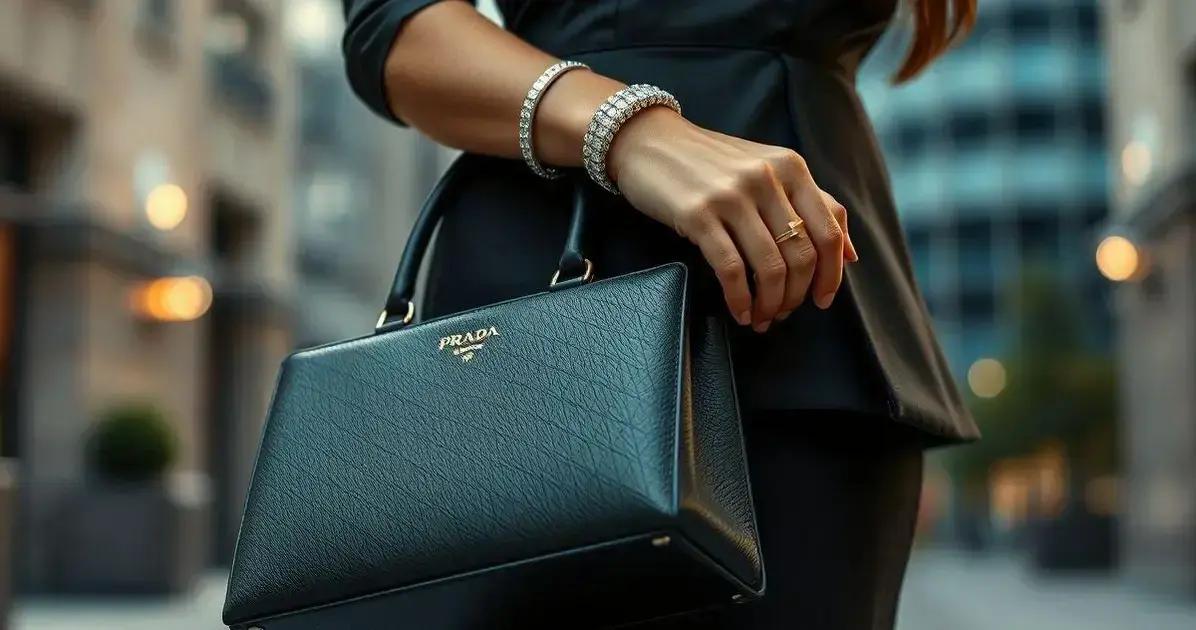Pulseira de prata e a elegância da bolsa prada: descubra a tendência!