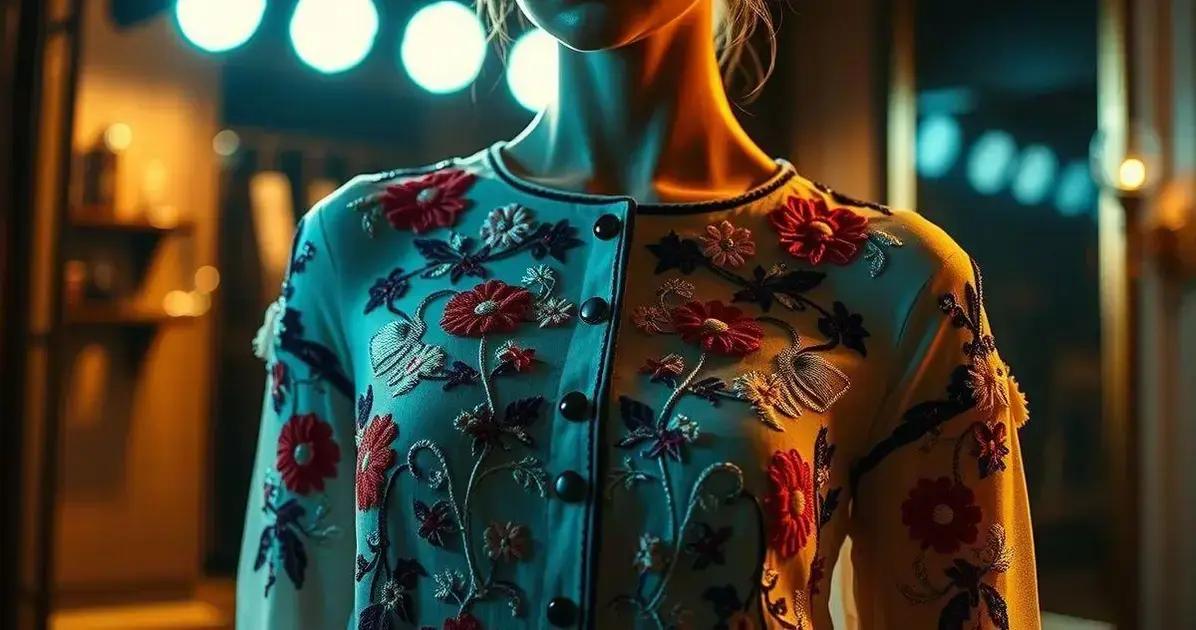 Referências a Yves Saint Laurent Italiana no Bordado Vintage