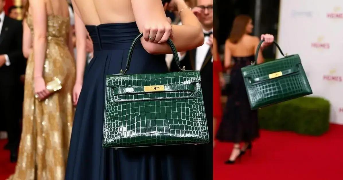 Referências de Estilo: A Bolsa Hermes Kelly Croco