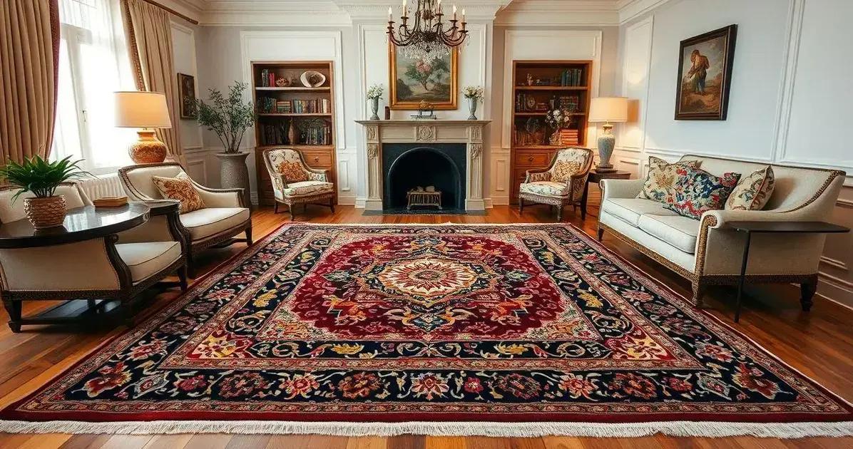 Tapete Persa Original: Luxo e Tradição na Decoração de Interiores