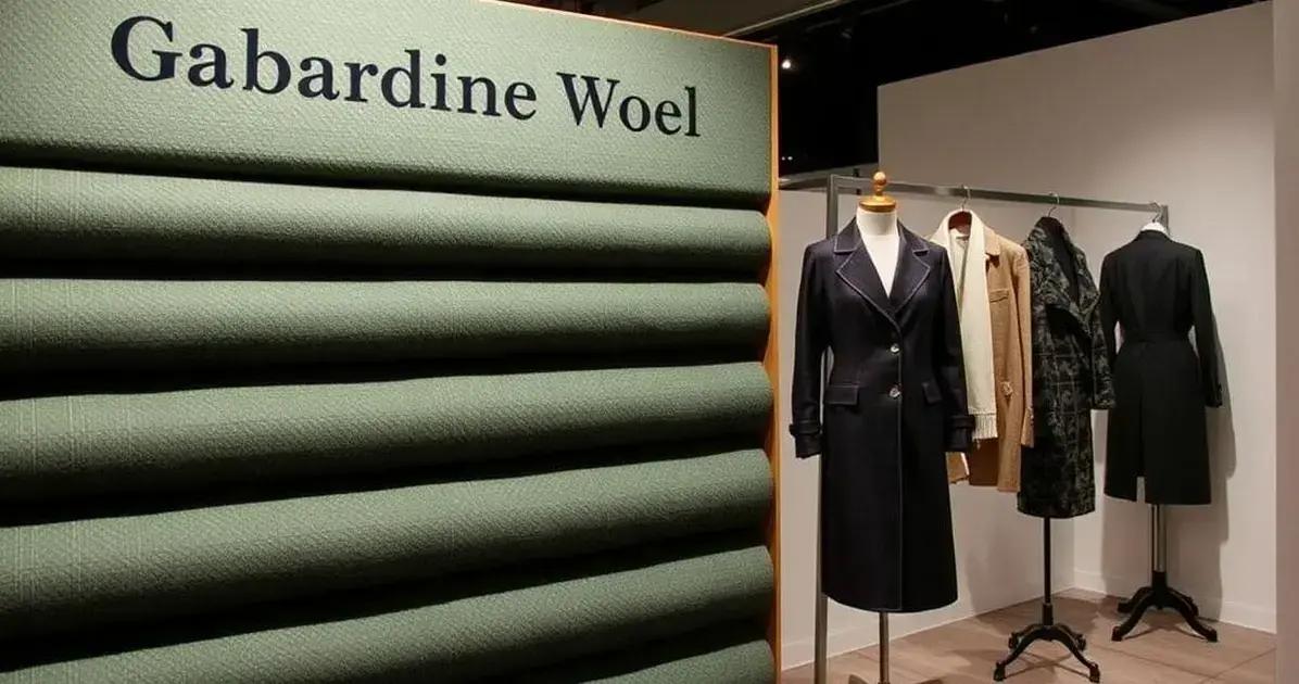 Tecido Gabardine de Lã: Resistência e Aquecimento para Alfaiataria