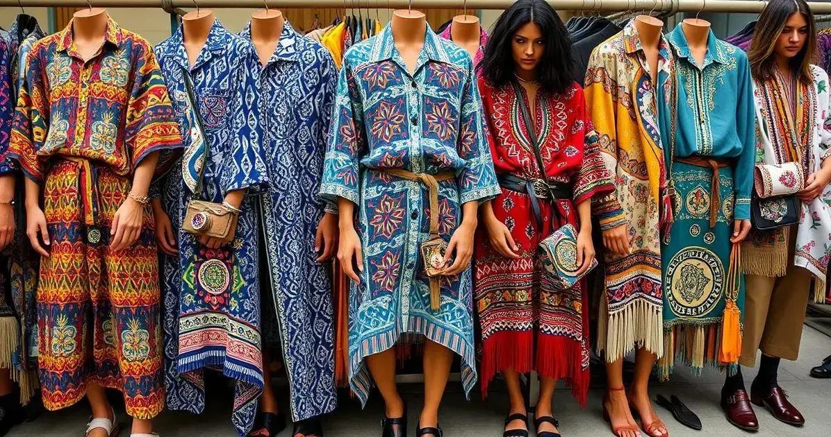 Tendências de moda com estampa geométrica boho Tendências de moda com estampa geométrica boho