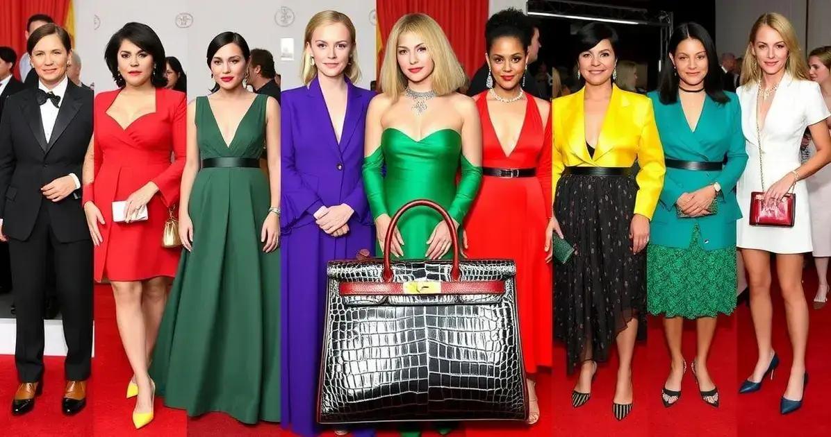 Tendências de Moda para Figurinos de Premiação