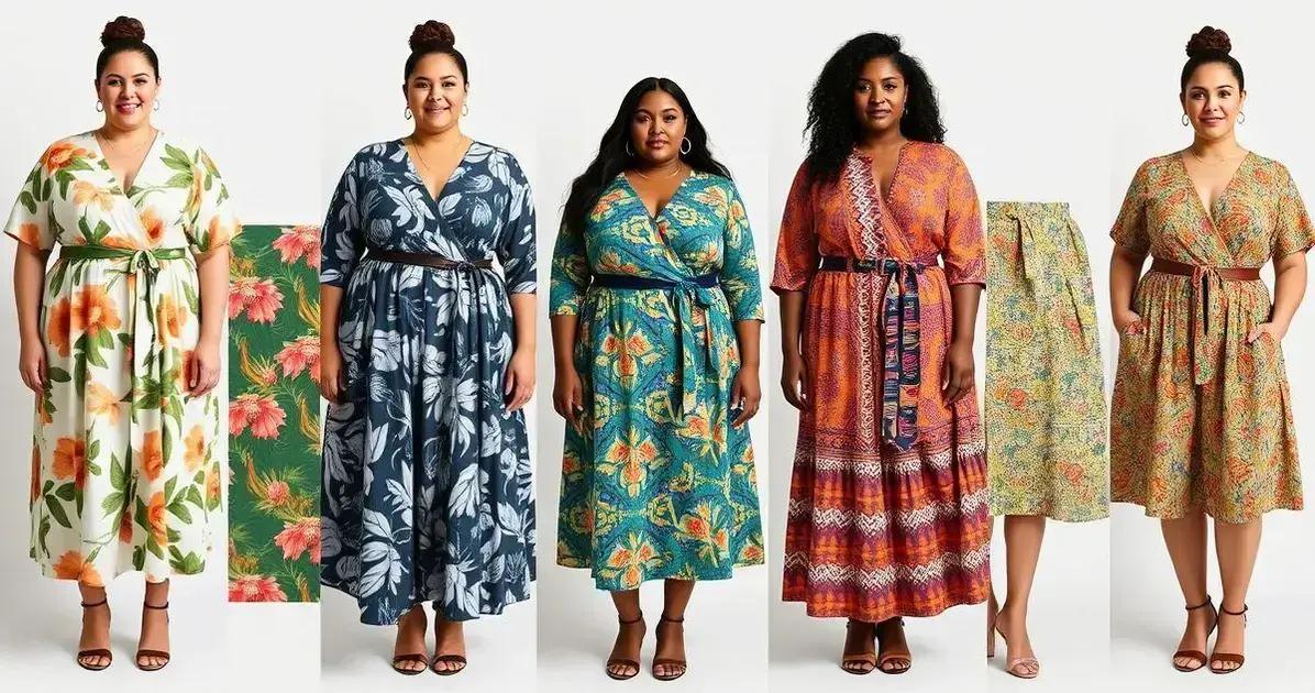 Tendências em vestido estampado plus size para 2023